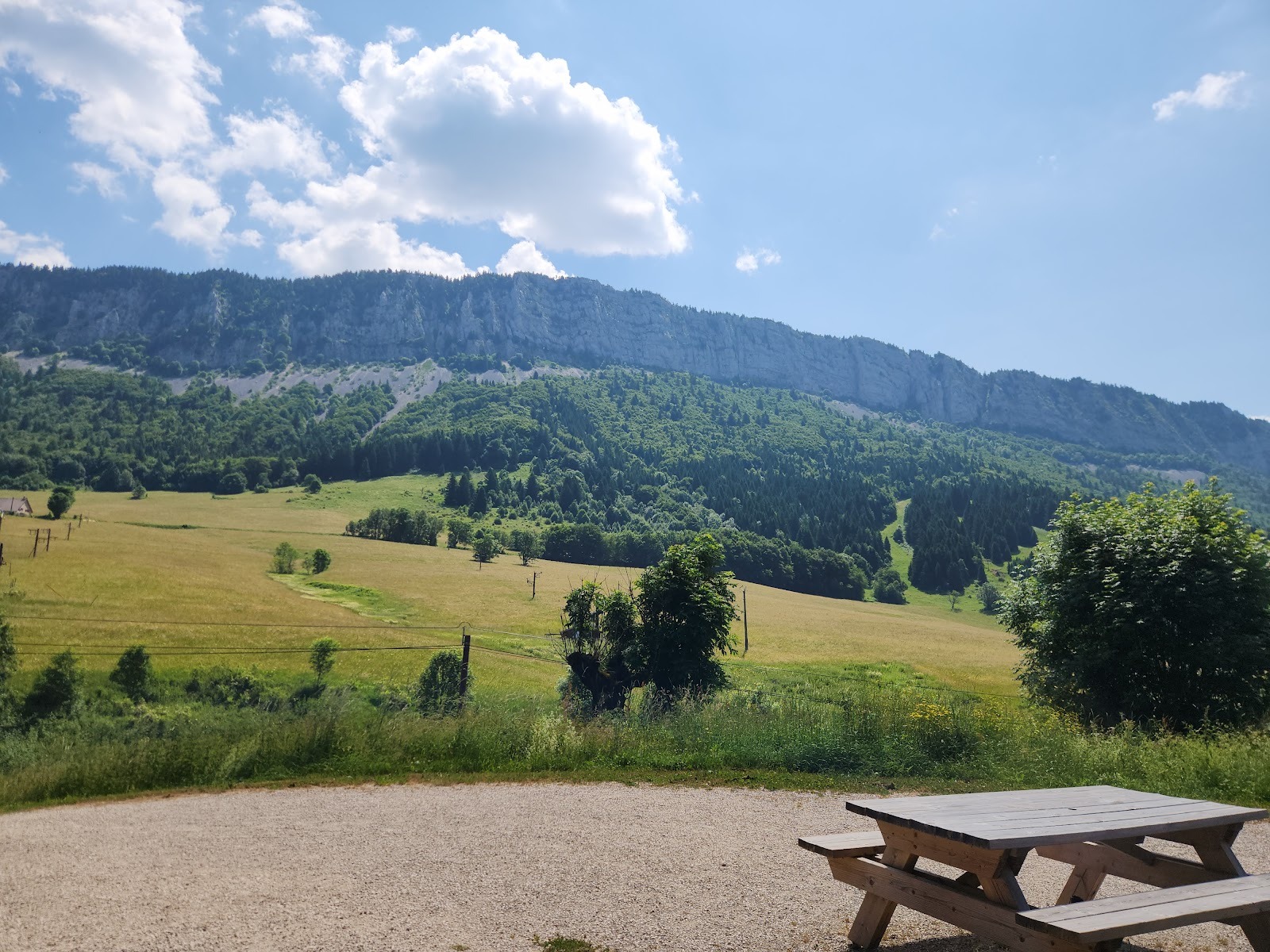 vue de la terrasse