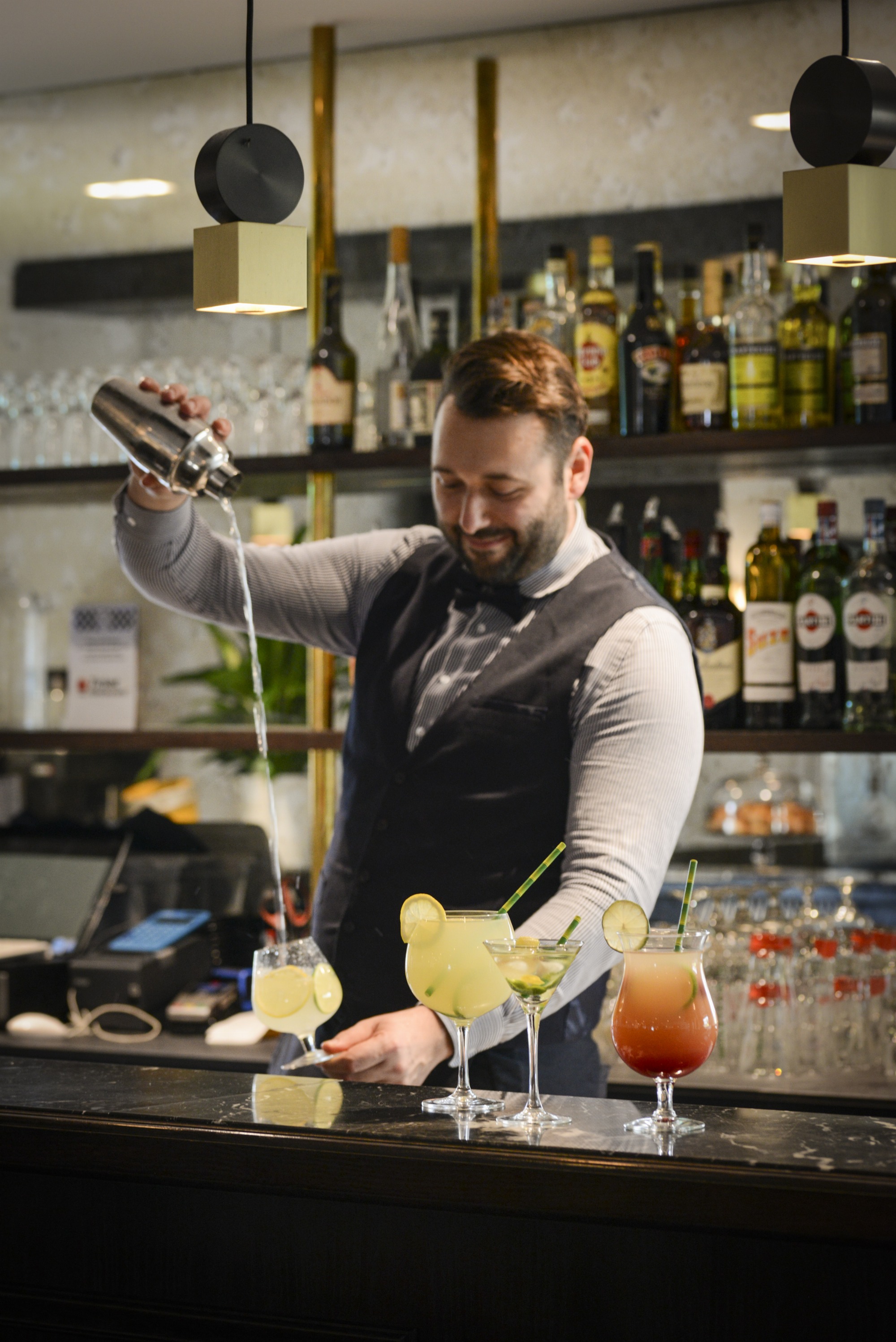 cocktail au Wedge Bar