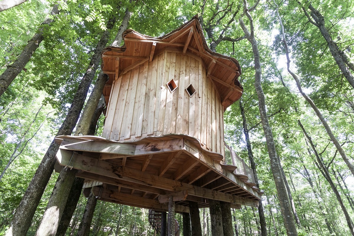 extérieur cabane noix