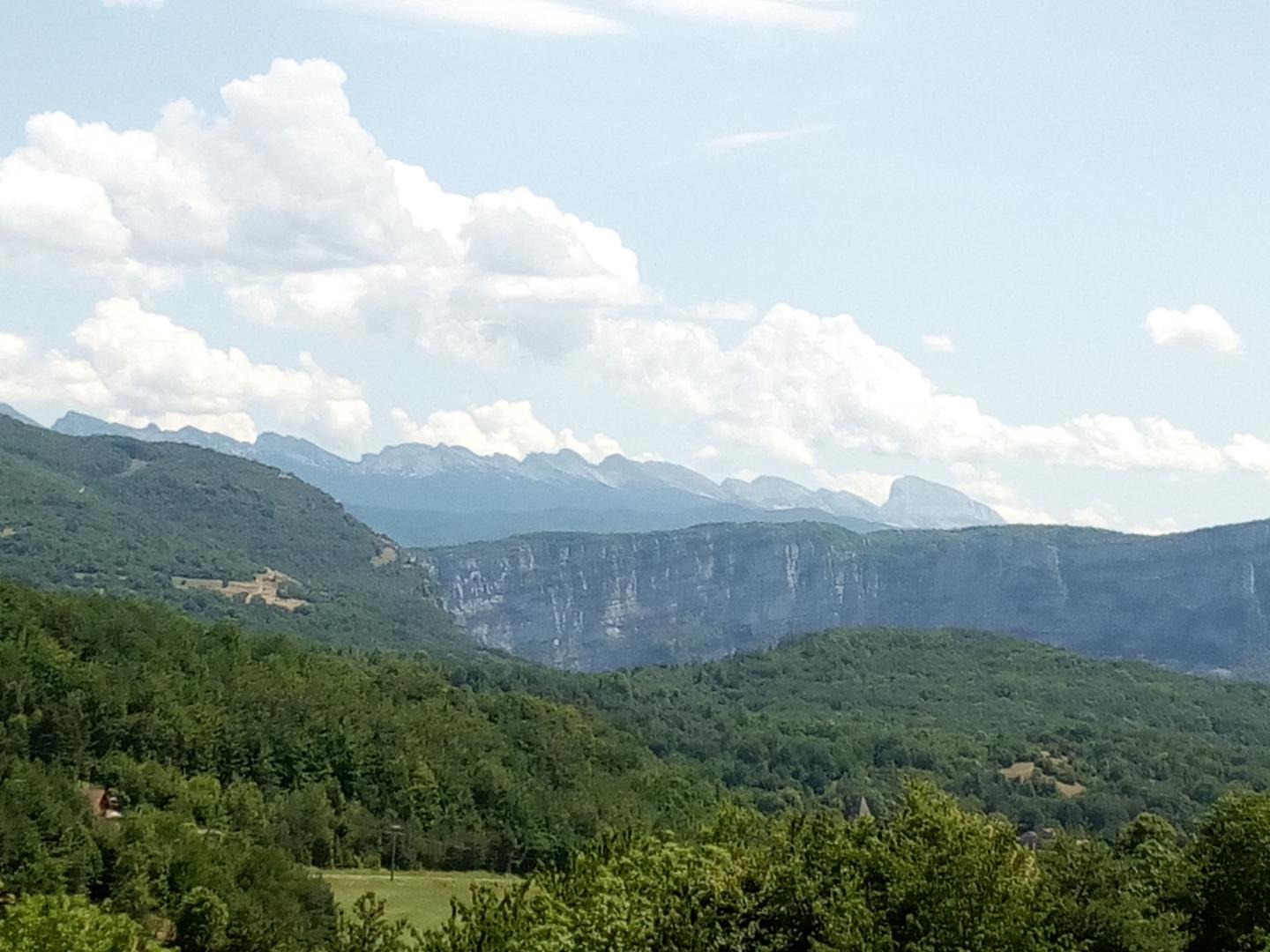 aperçu du Grand Veymont du hameau du faz