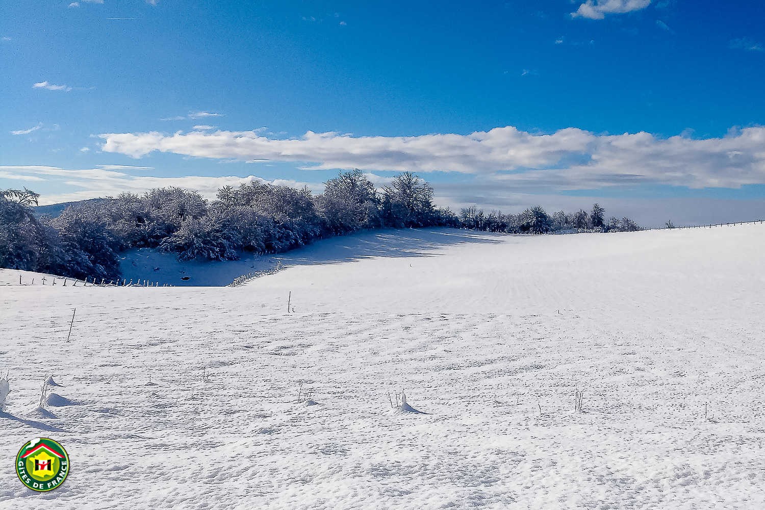 Vue depuis le Gîte hiver 2017-2018
