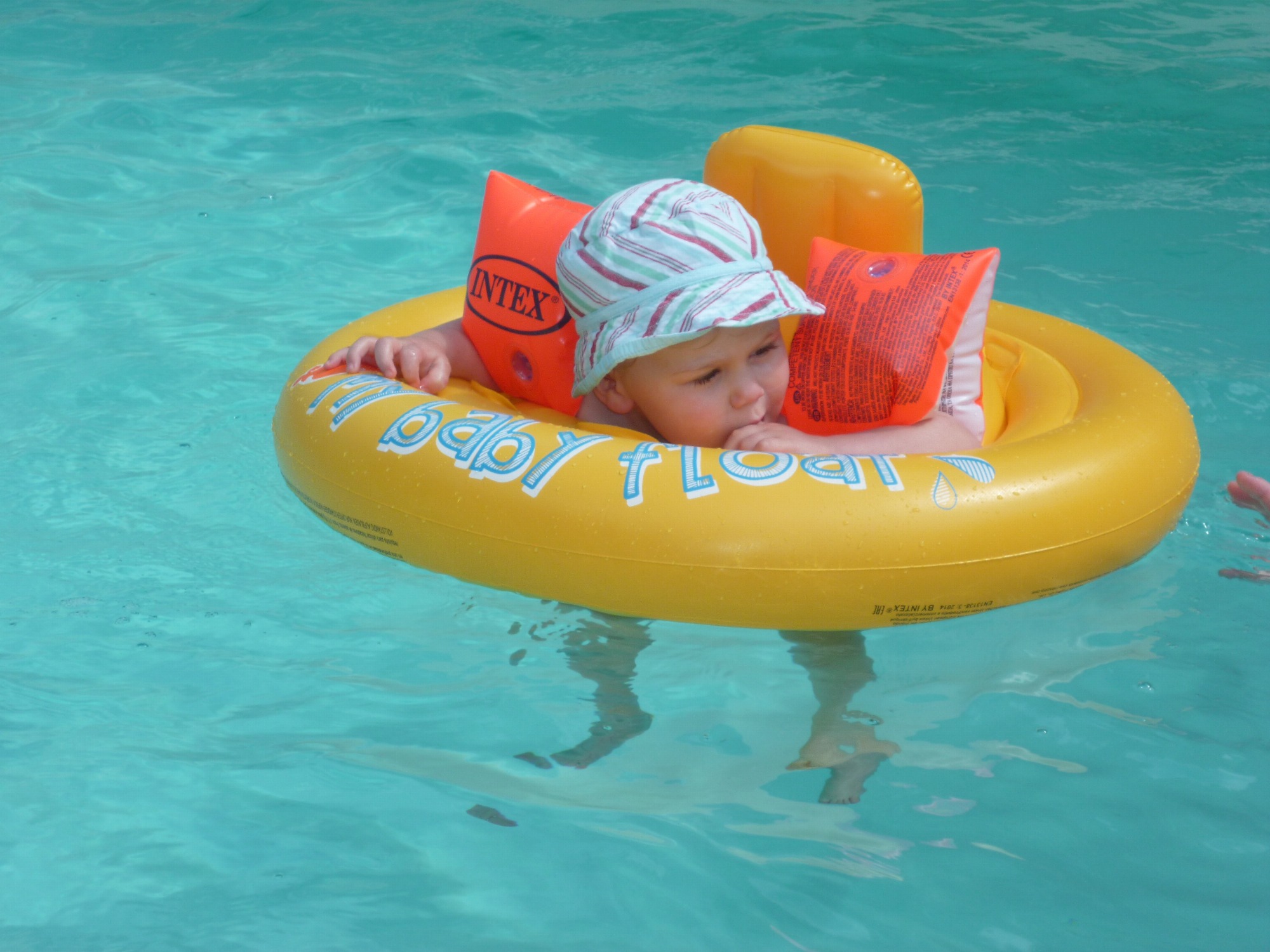 Piscine avec eau salée