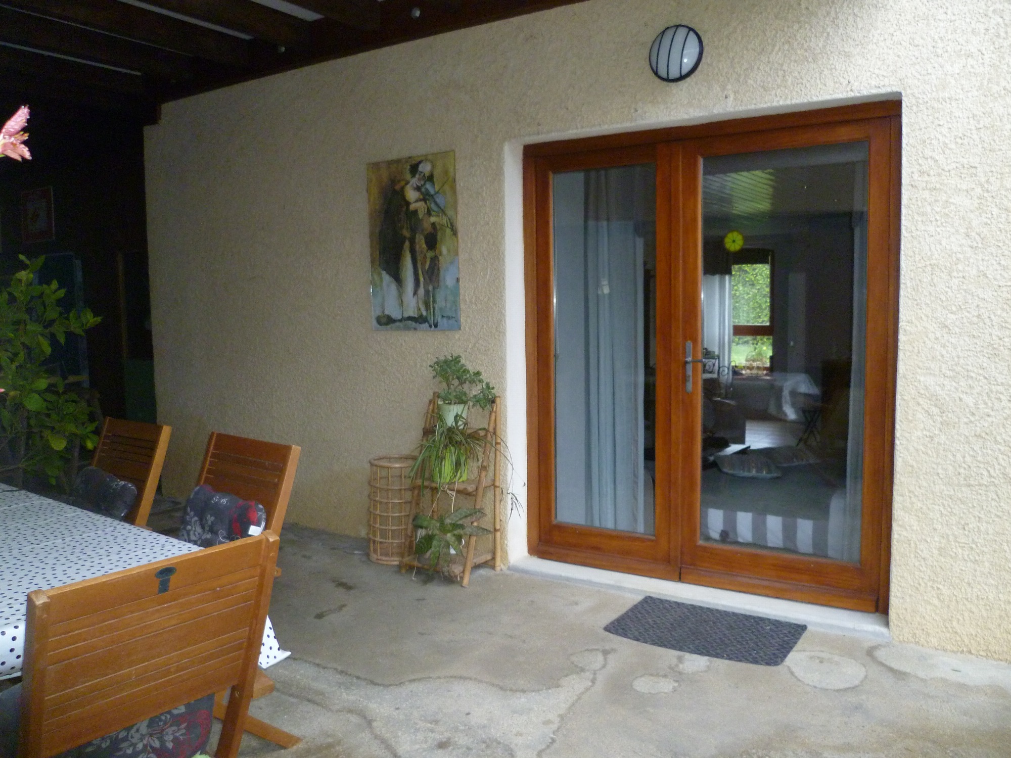 Terrase sous abri