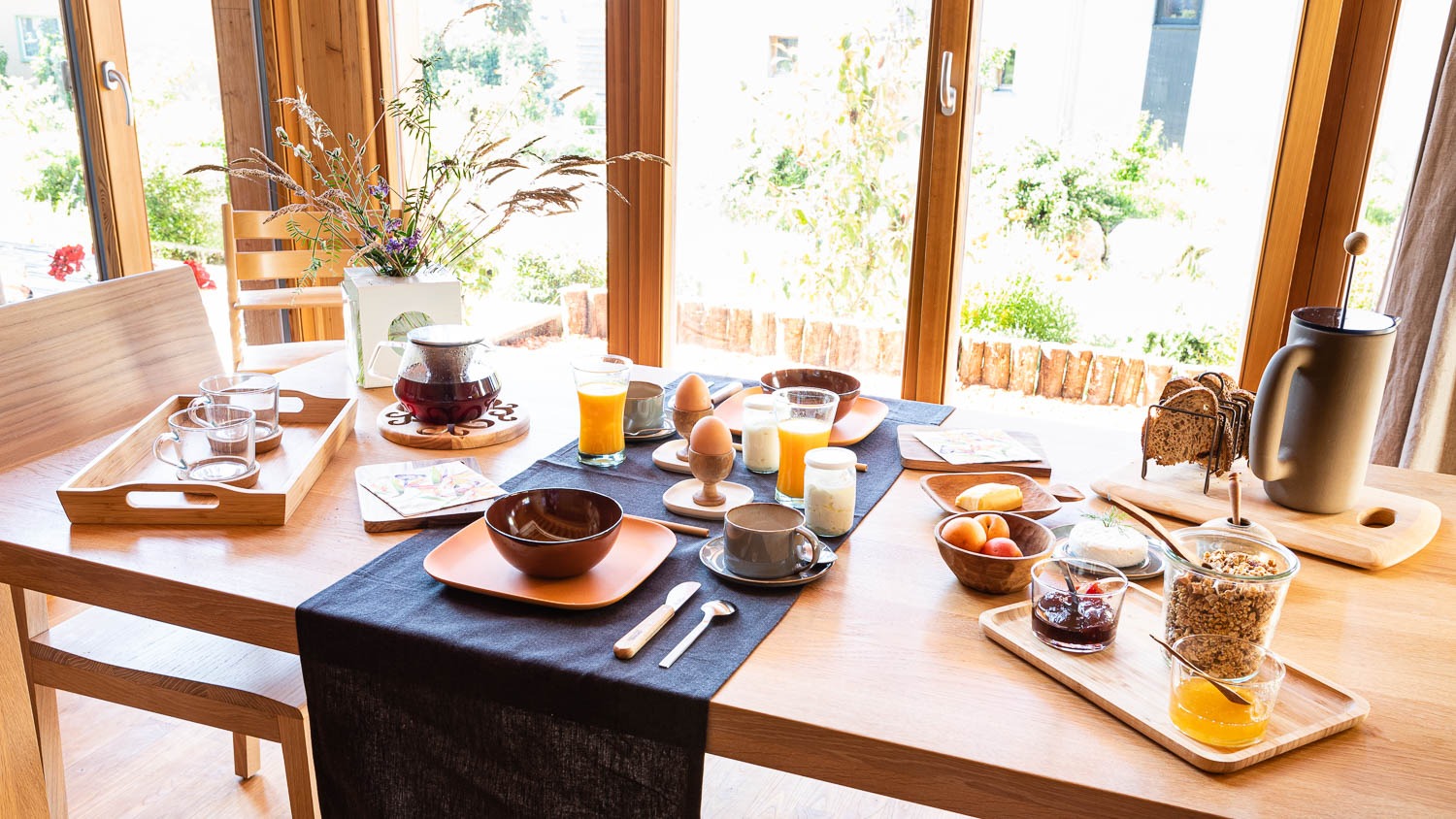 Copieux petit-déjeuner chez votre hôte