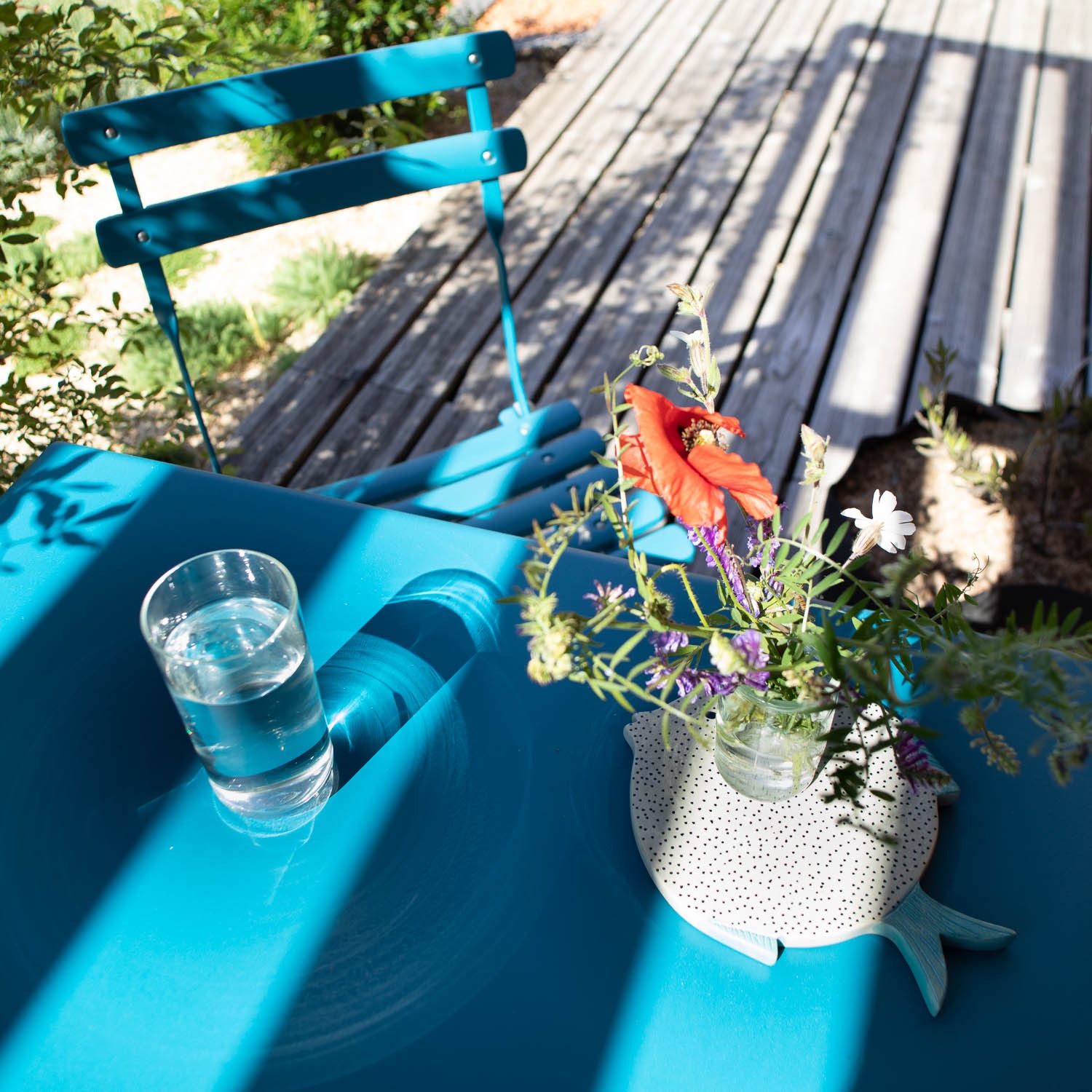Petite table sur votre terrasse