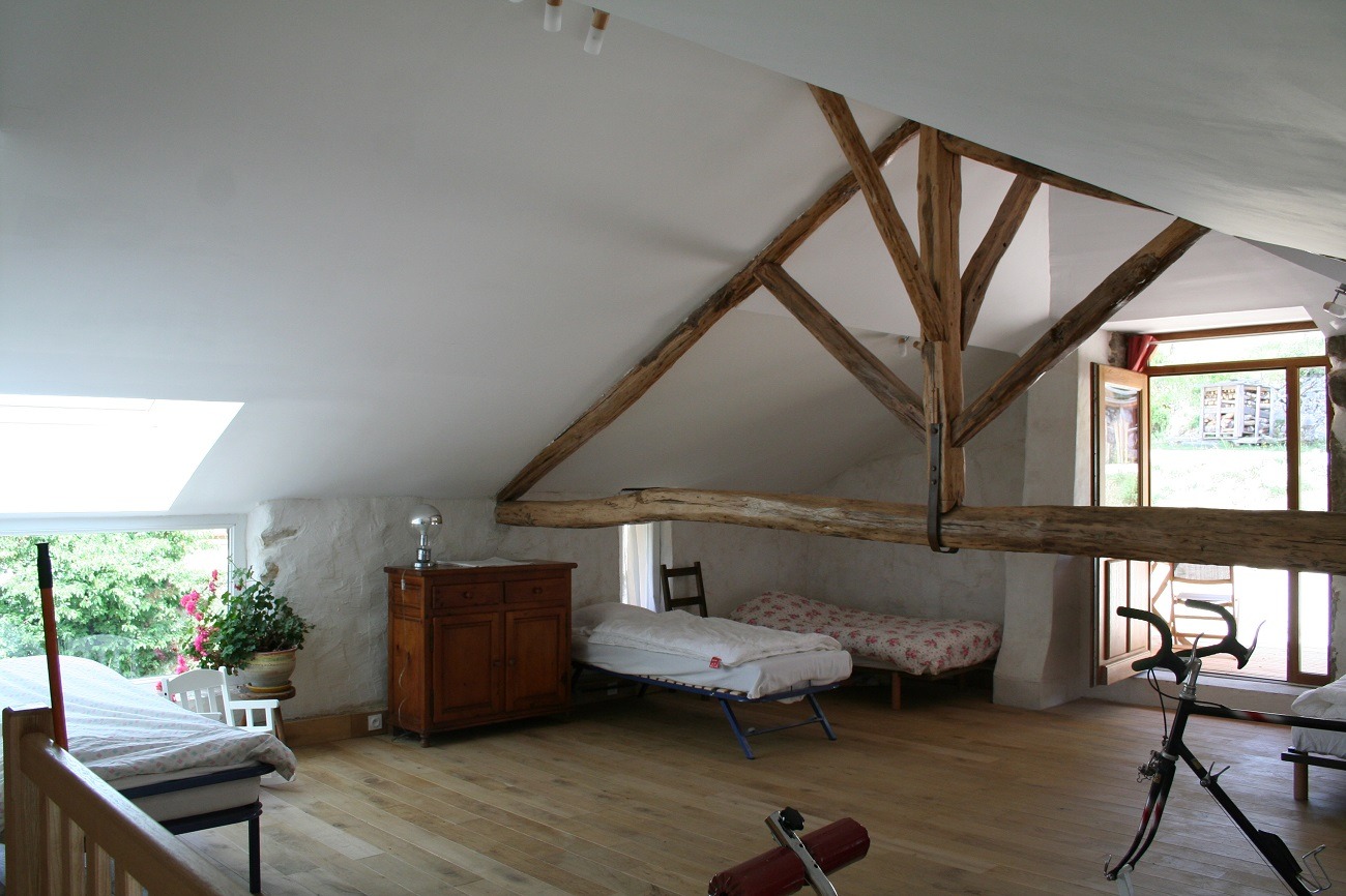 Dortoir à l'étage
