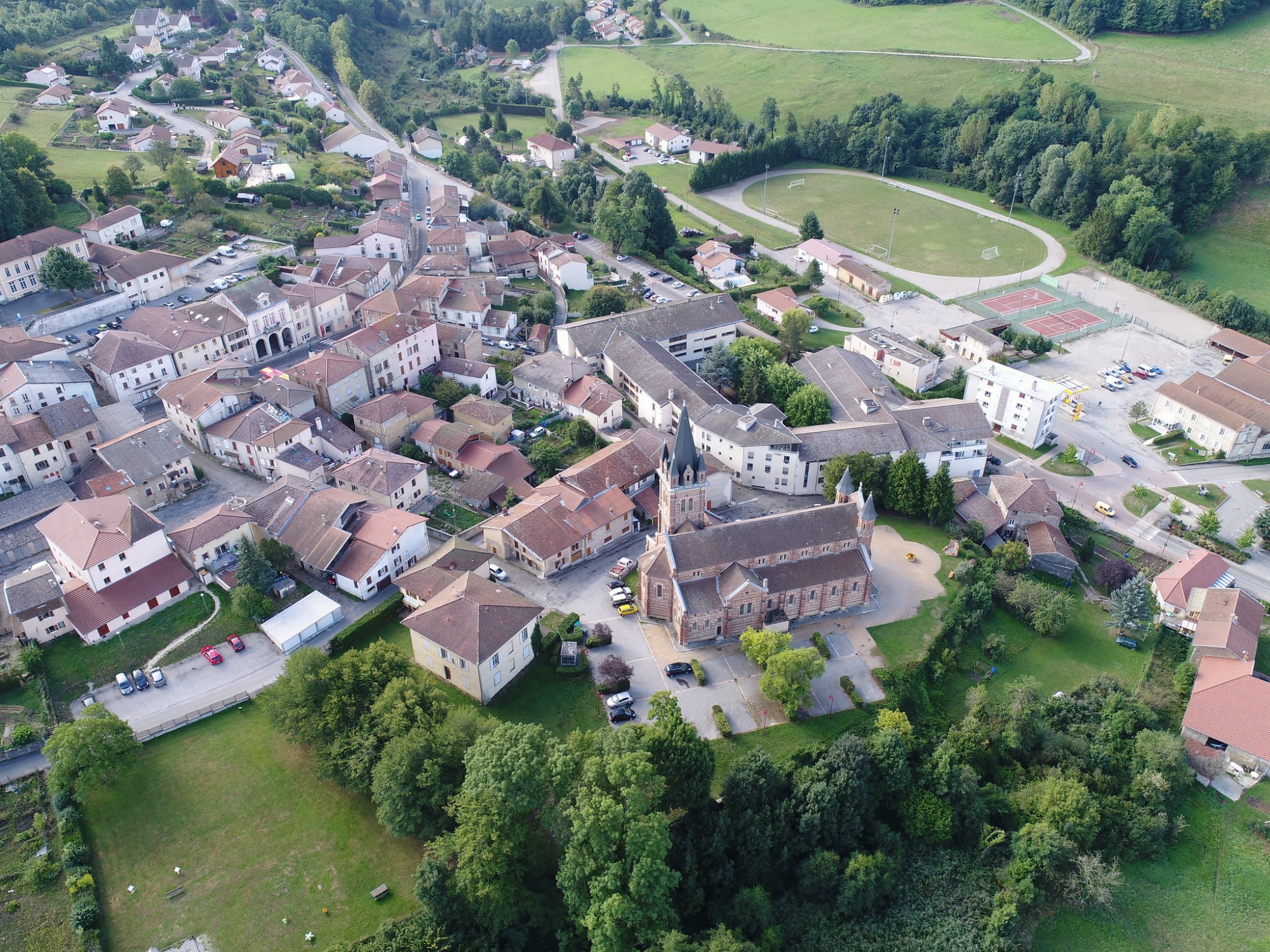 Vue aérienne