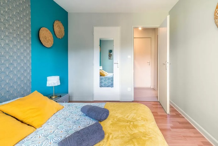 autre vue chambre lit double