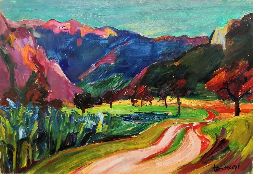 huile sur carton non datée