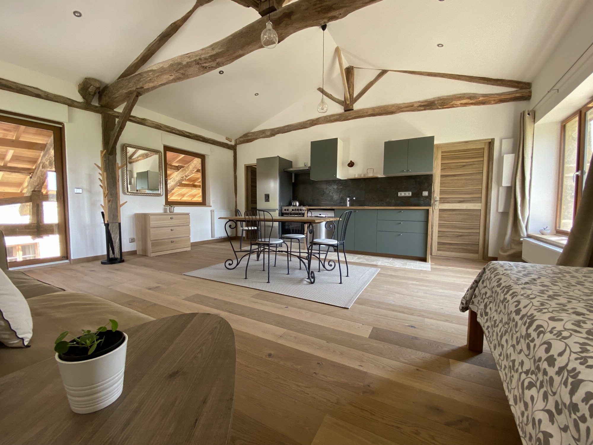 Salon et cuisine