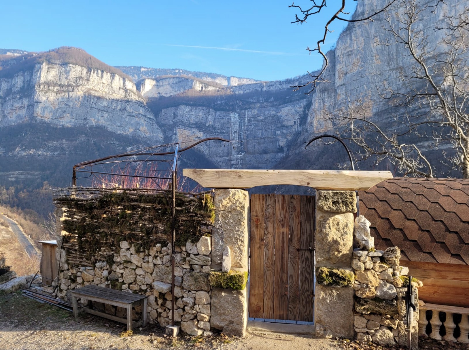 Gîtes les hauts de Choranche, Sauna vue panoramique Vercors