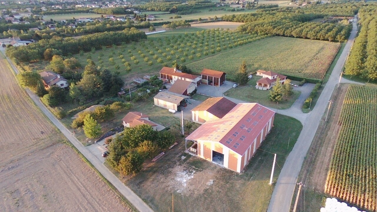 Exploitation vue du ciel