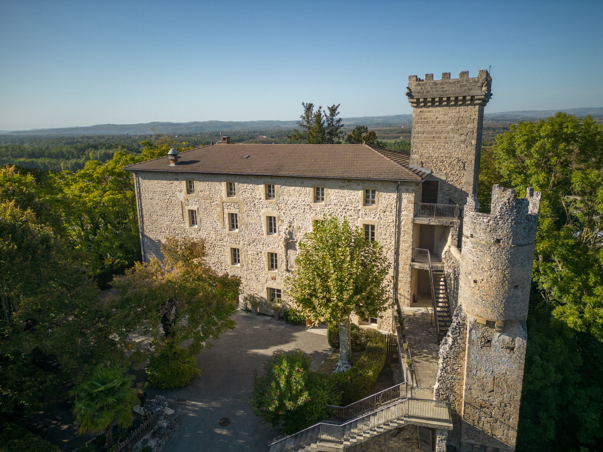 Le Château des Anges vu du ciel