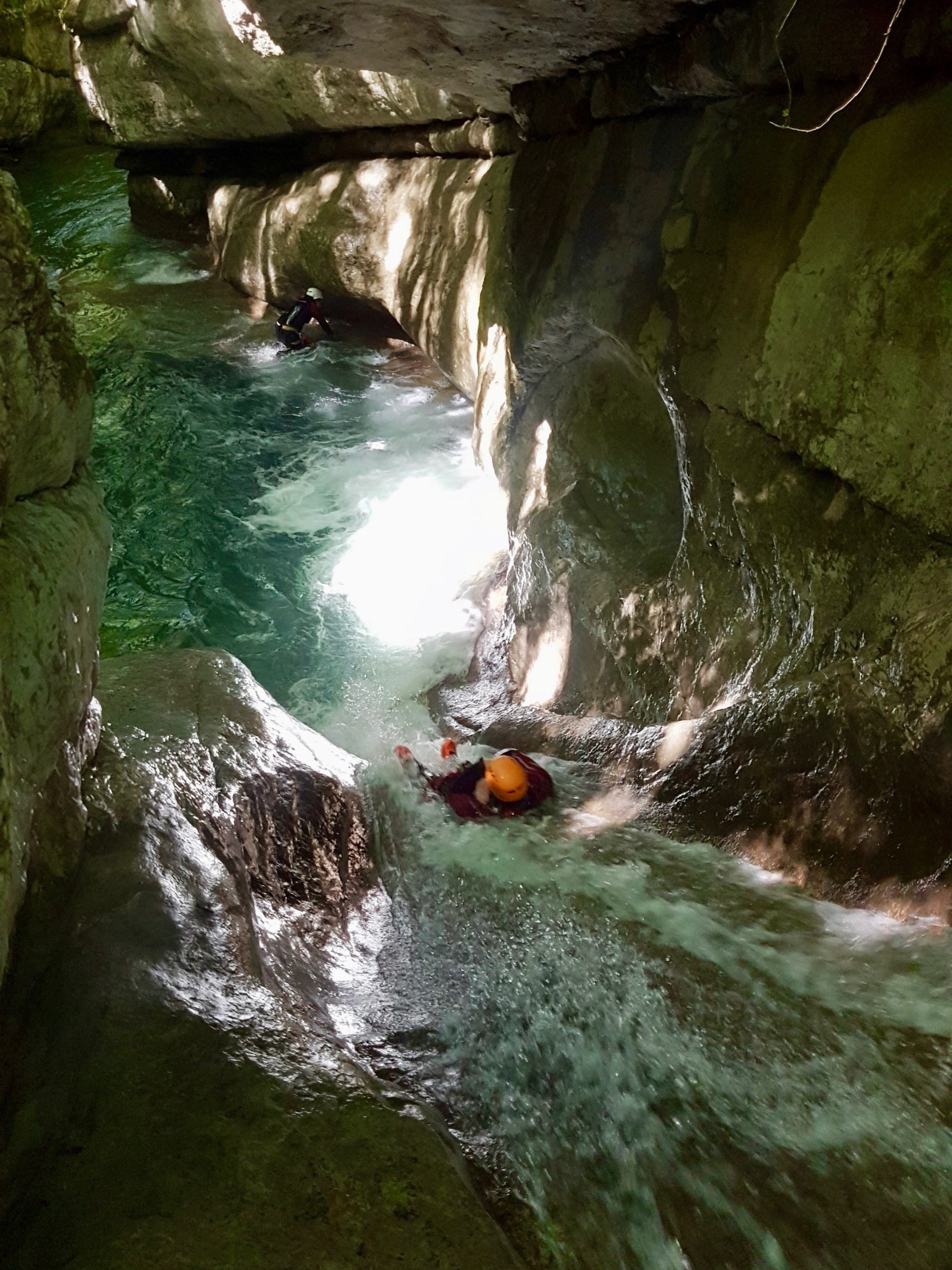 Descente en canyoning