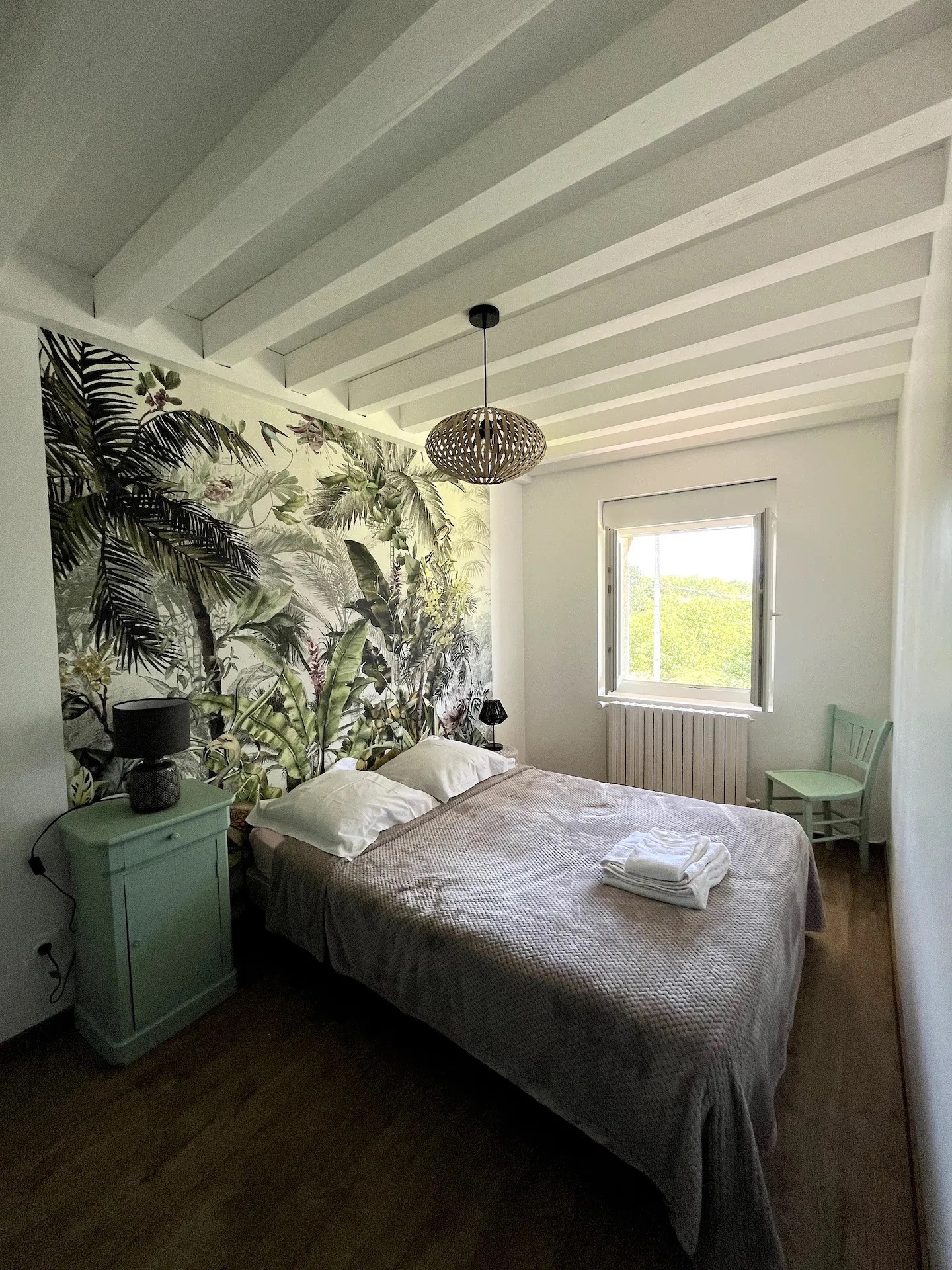 Chambre Jungle avec lit 2 places