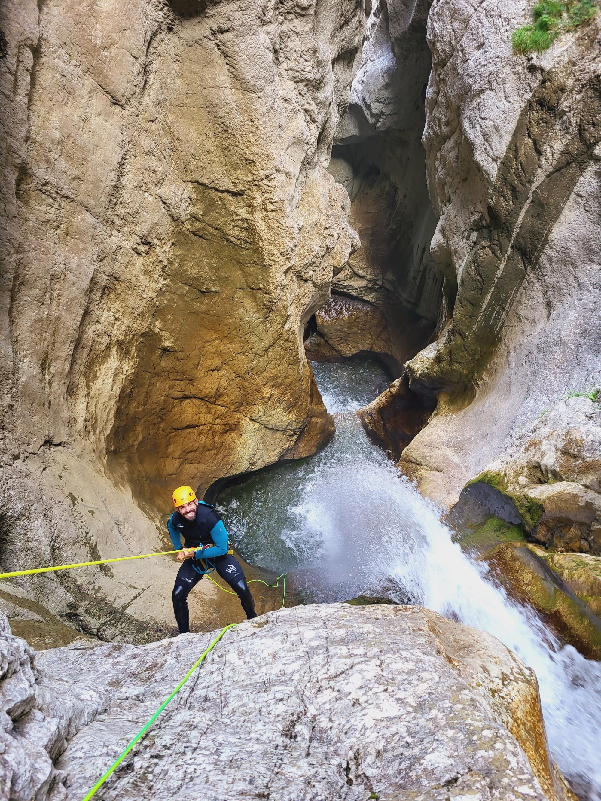 rappel 25m ecouges haute canyon grenoble
