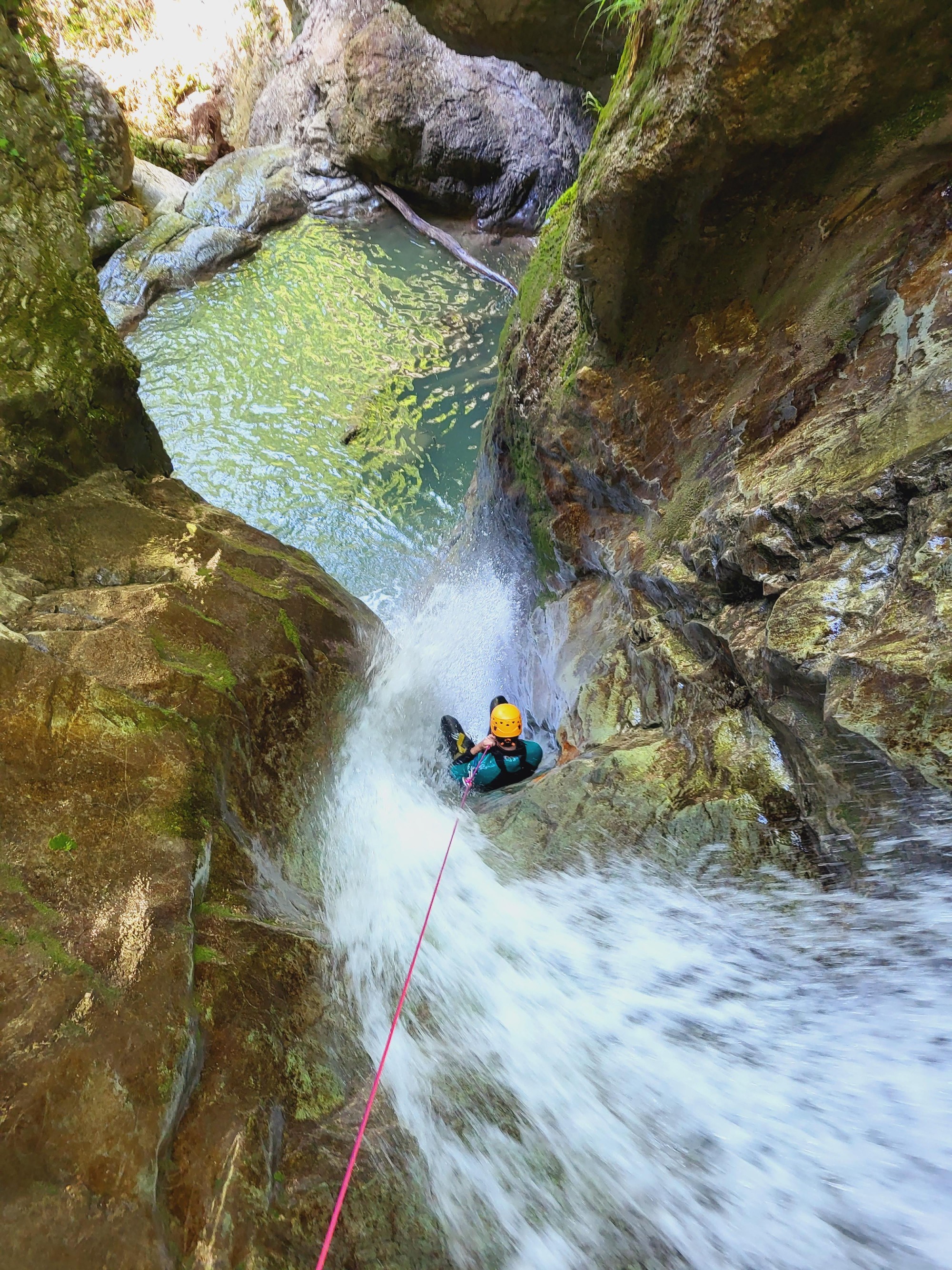 cascade de la vrille canyoning grenoble ecouges