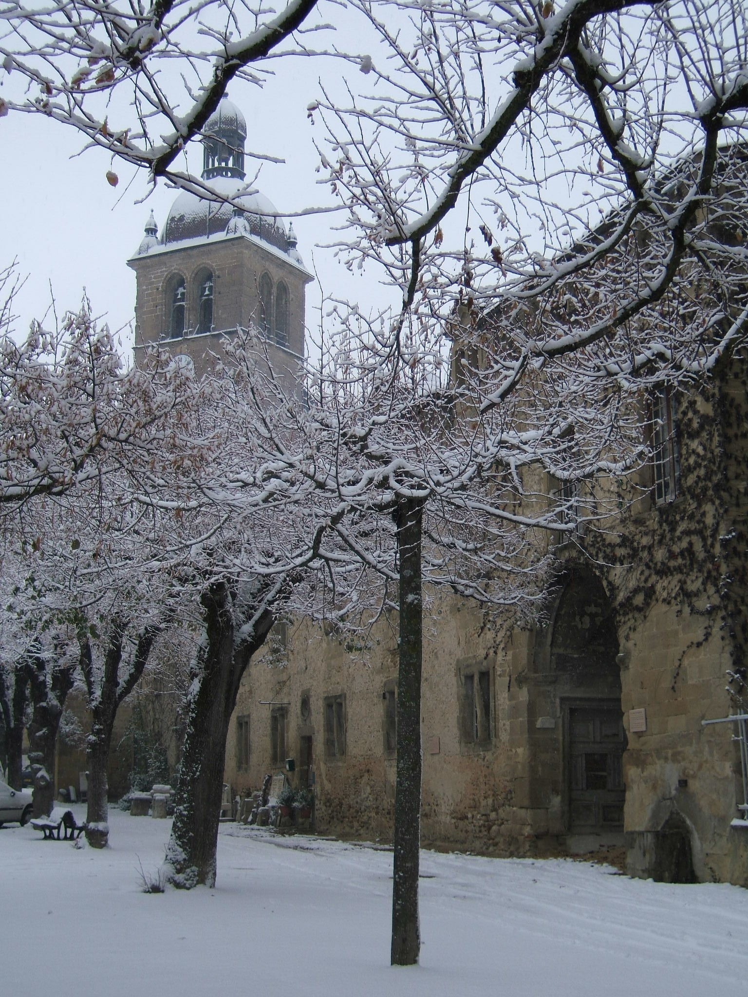 St Antoine l'Abbaye l'hiver