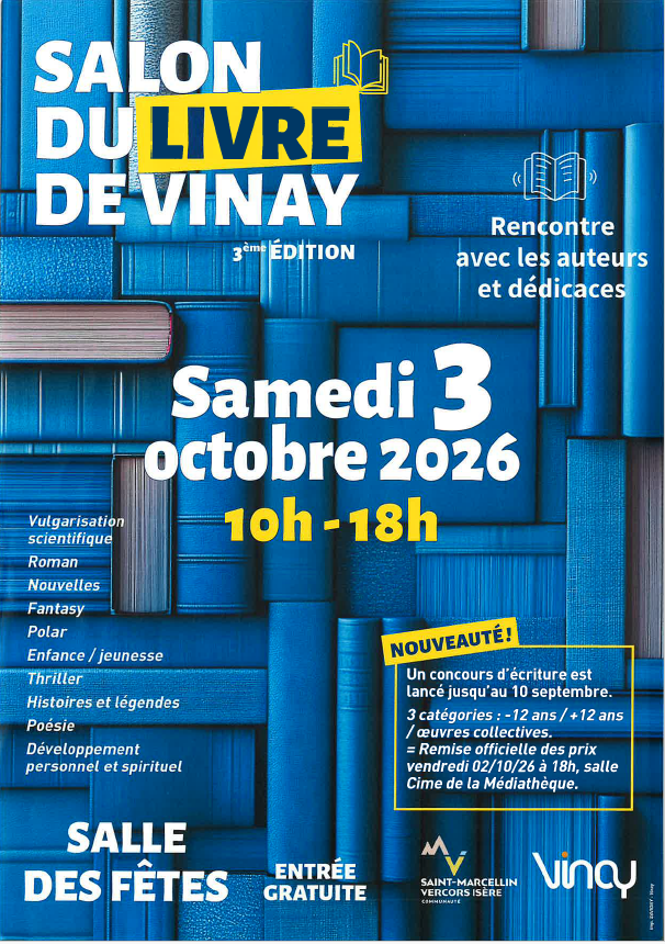Salon du Livre - 3ème édition_Vinay