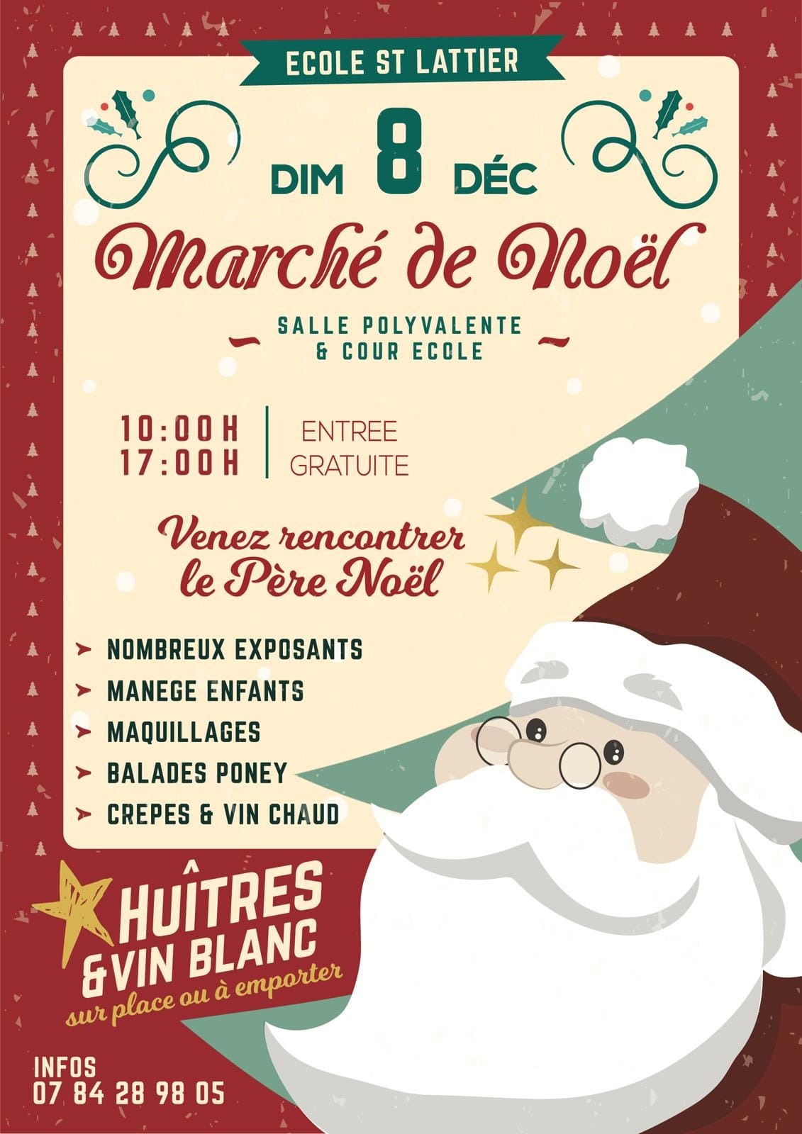 Marché de Noël du Sou des Ecoles_Saint-Lattier