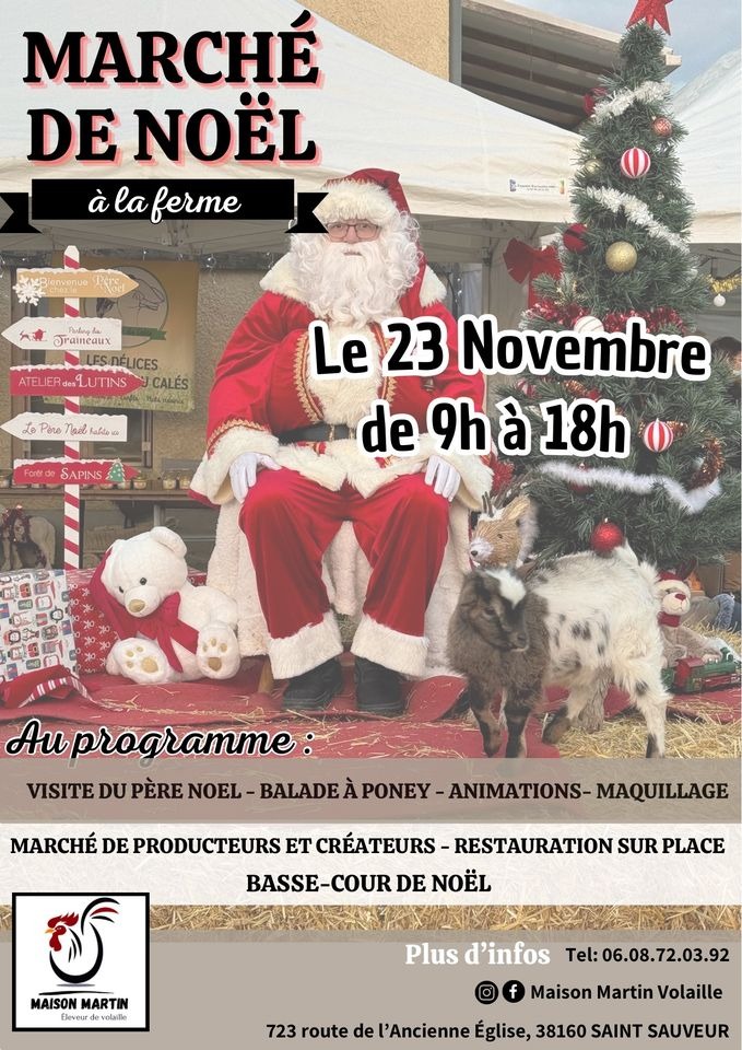 Marché de Noël à la ferme Martin - 2e édition_Saint-Sauveur