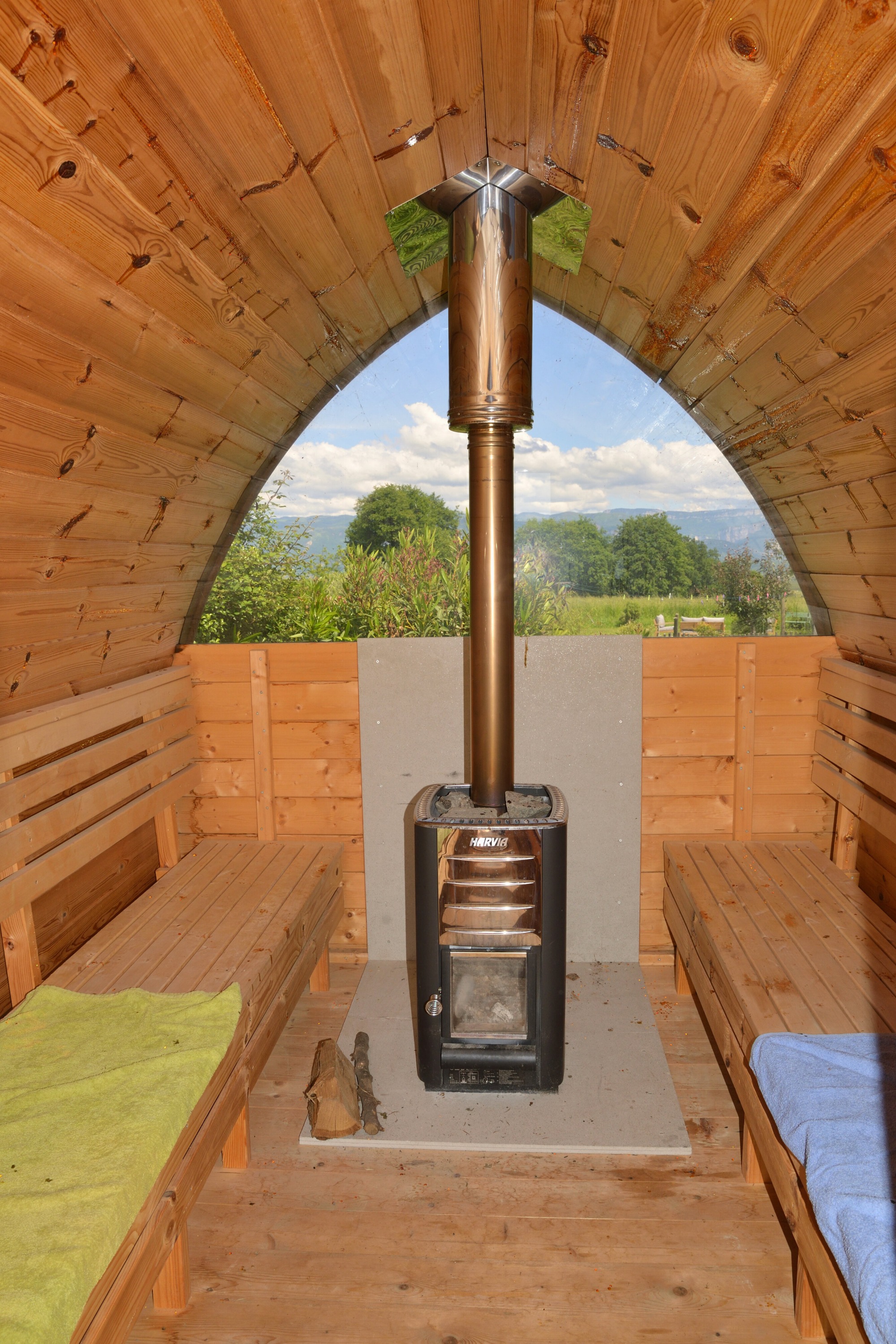 L'authentique sauna nordique, au feu de bois