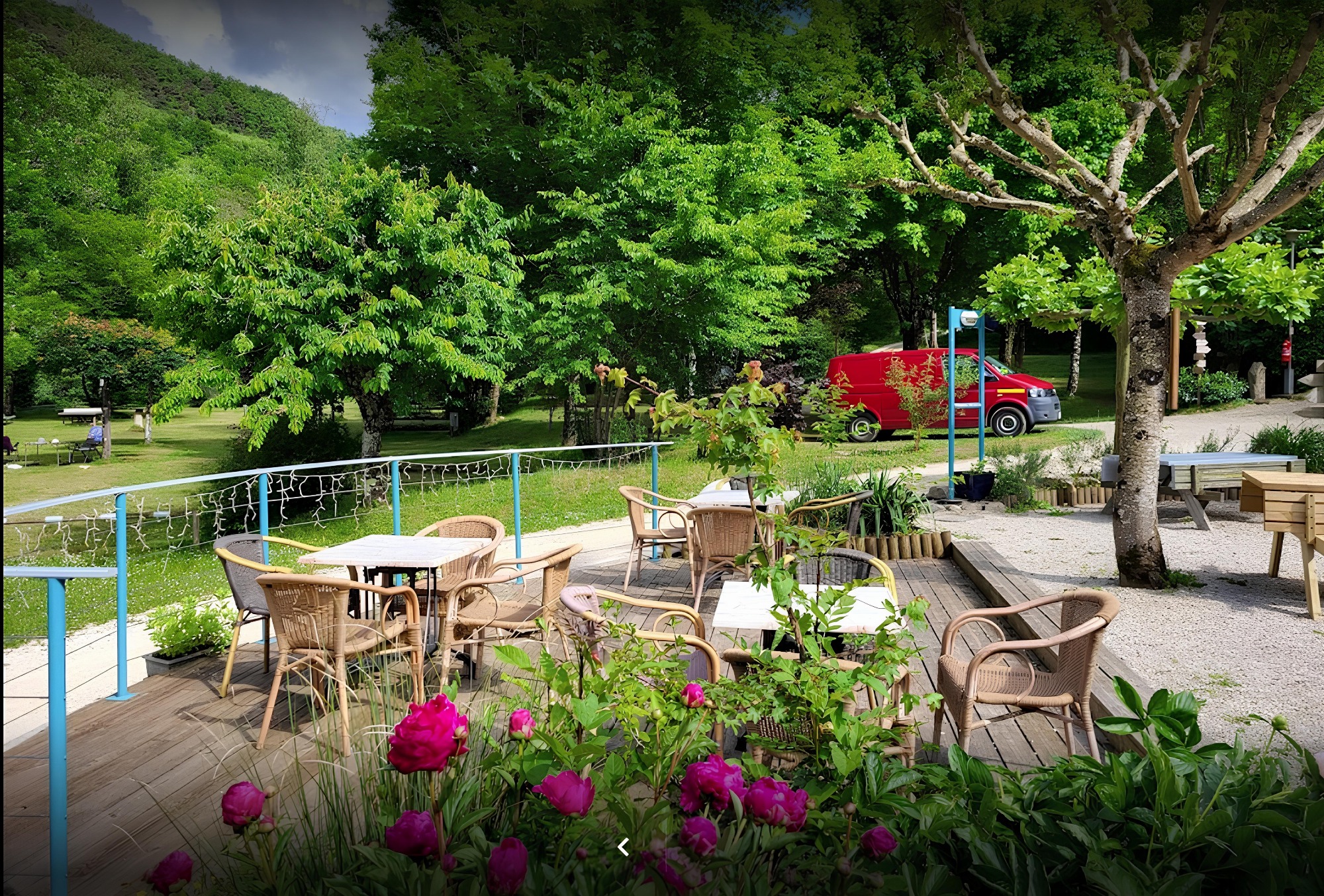 Terrasse face riviere