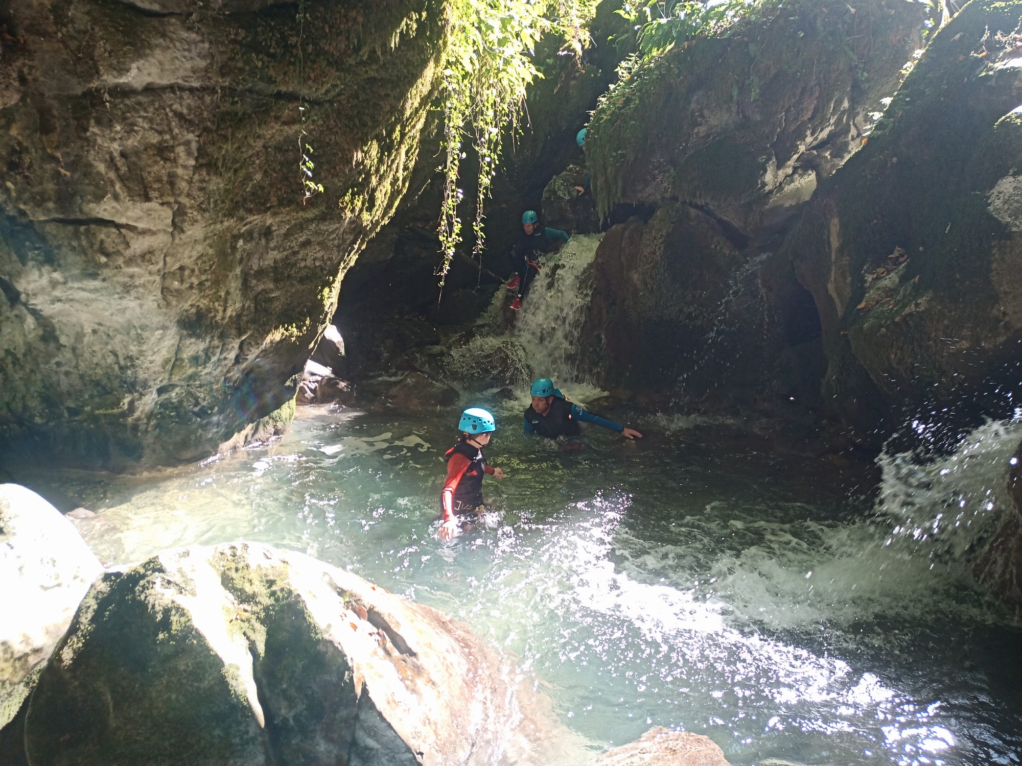 Sortie en famille dans le canyon du Furon - Vercors