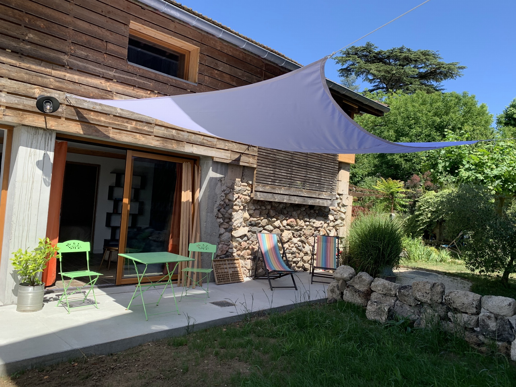 Depuis le jardin
