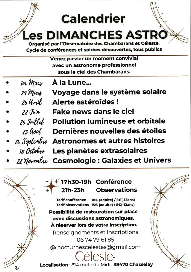 Les dimanches Astro_Chasselay
