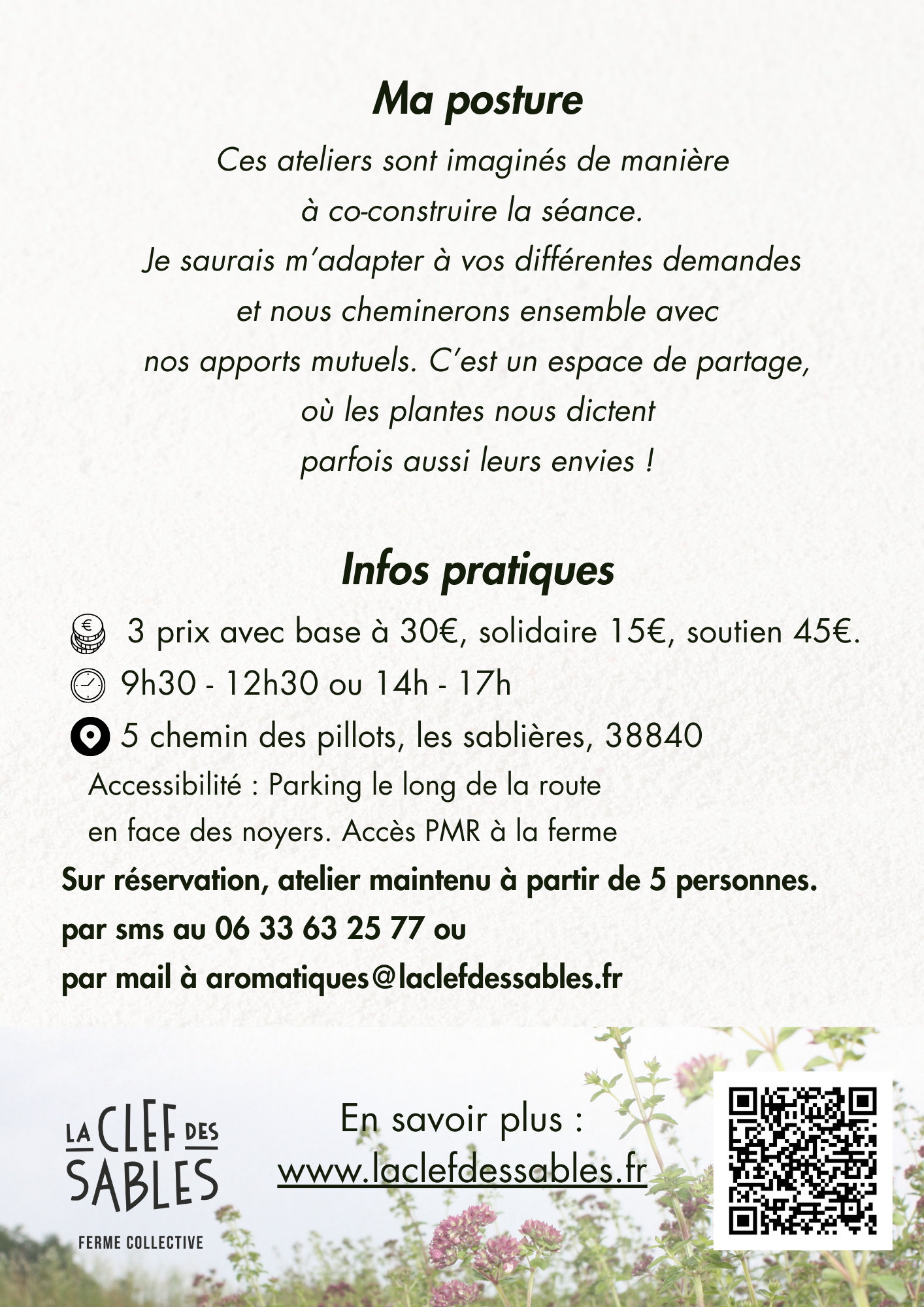 Les ateliers de Marina à la clef des sables_Saint-Lattier