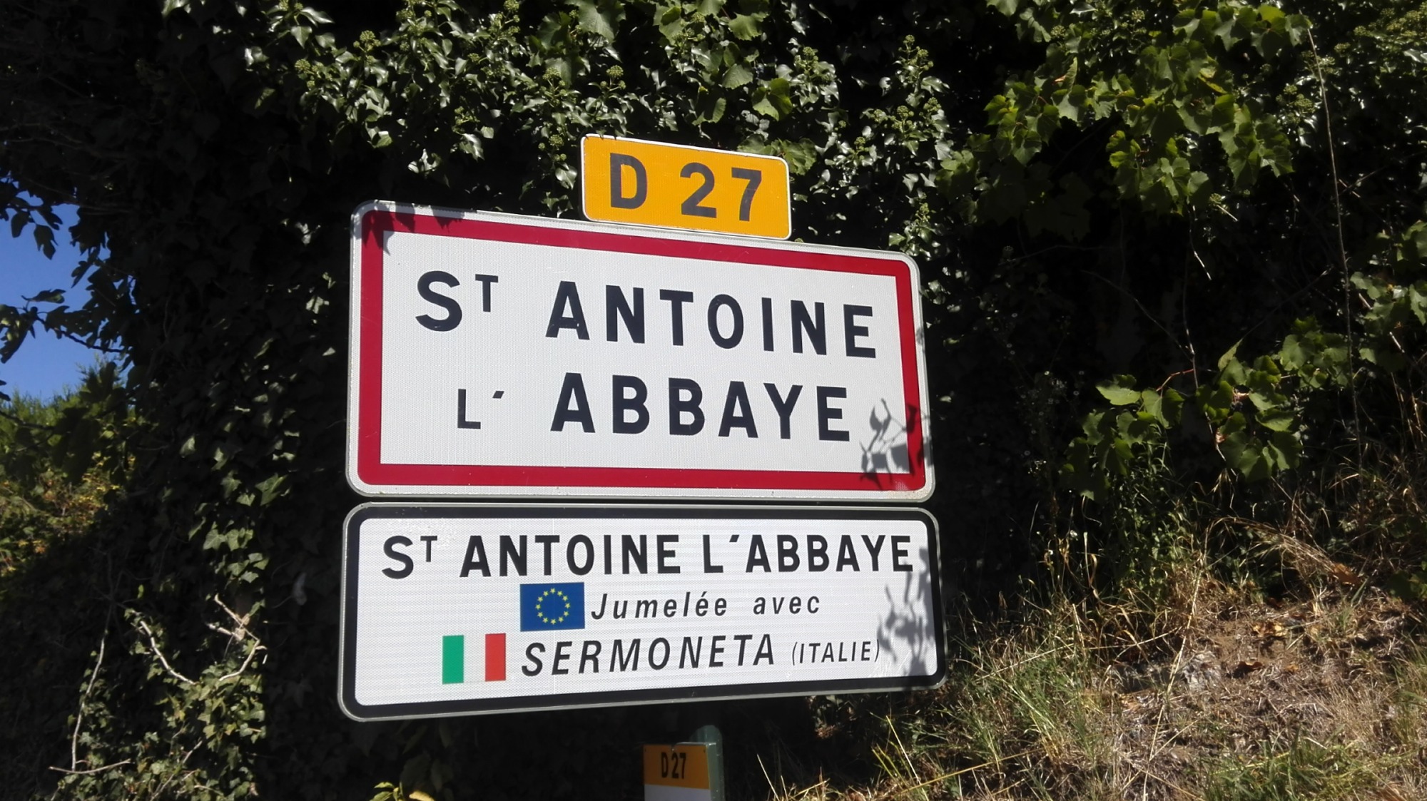 Bienvenus à Saint Antoine L'Abbaye.