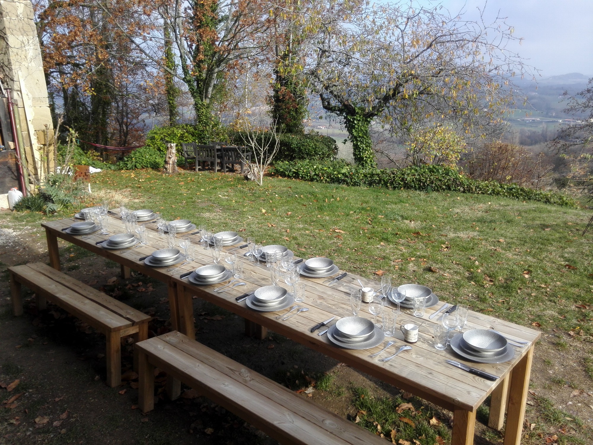 Repas champêtres dans le parc !!
