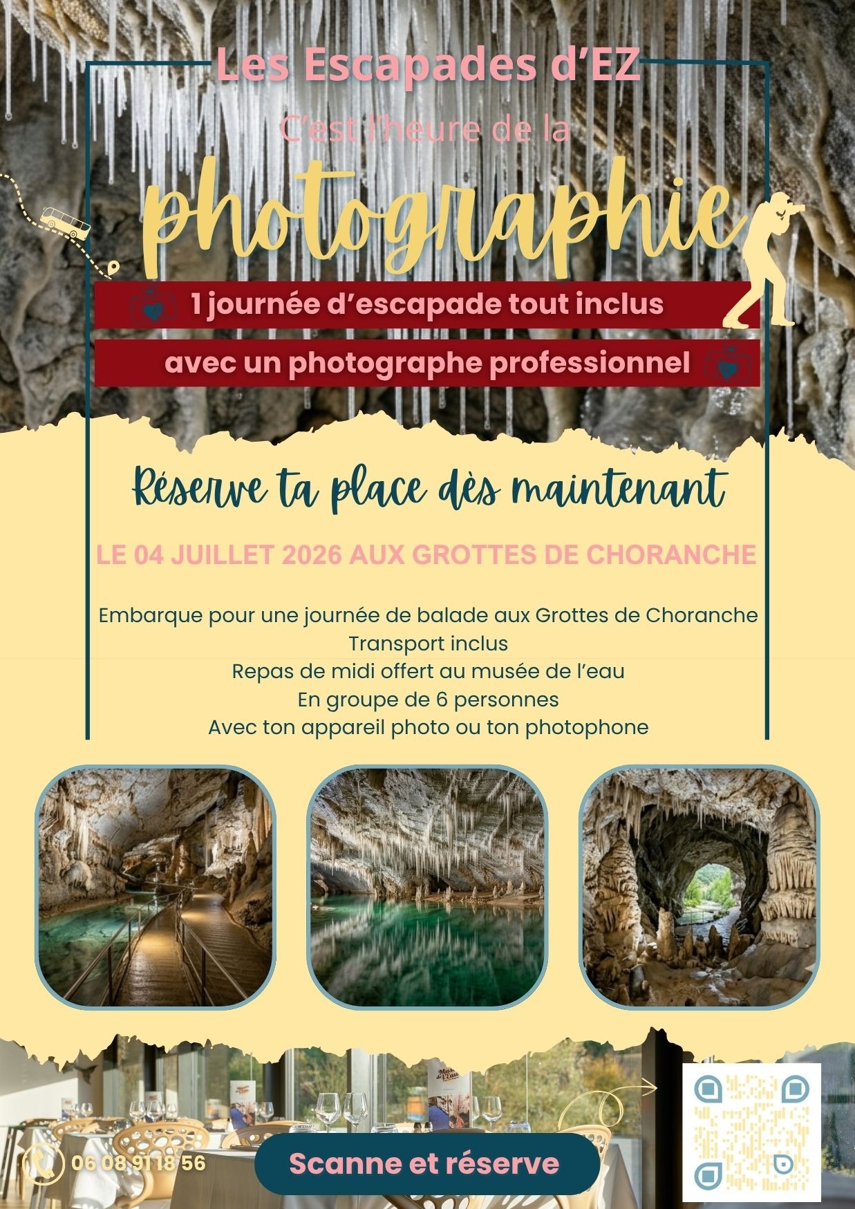 Les escapades d'Ez | Stage photo à la Grotte de Choranche_Choranche