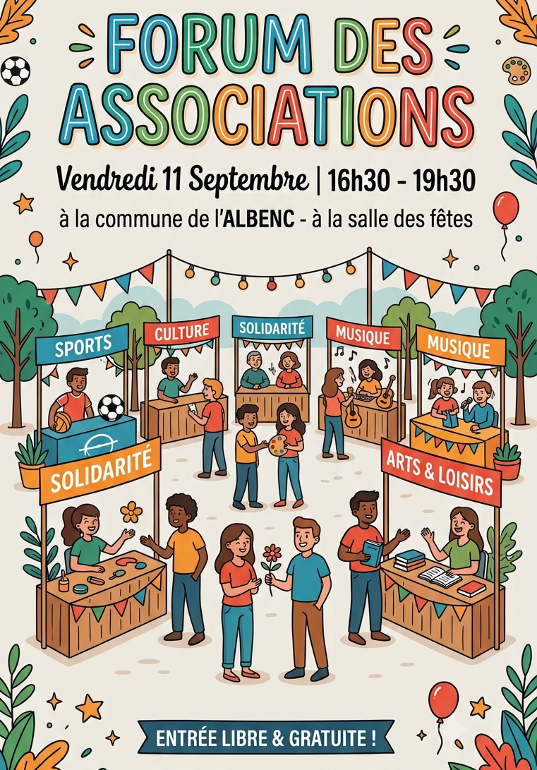 Forum des associations à l'Albenc_L'Albenc