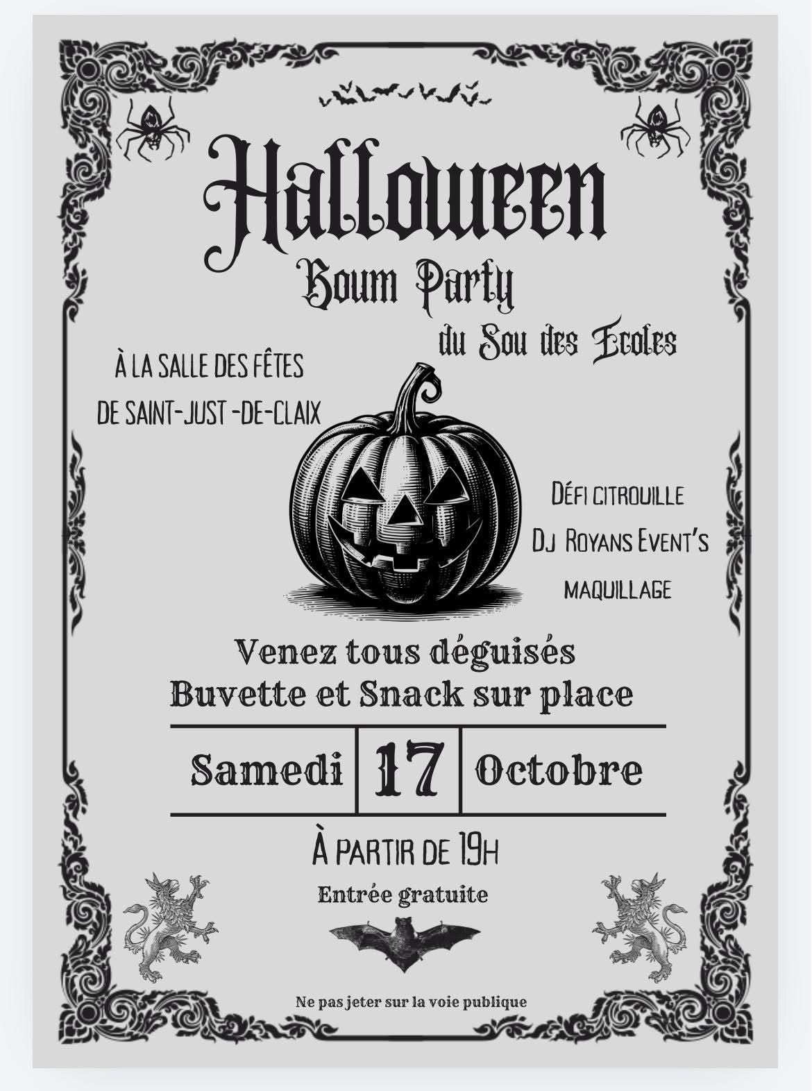 Halloween Boum Party #4_Saint-Just-de-Claix
