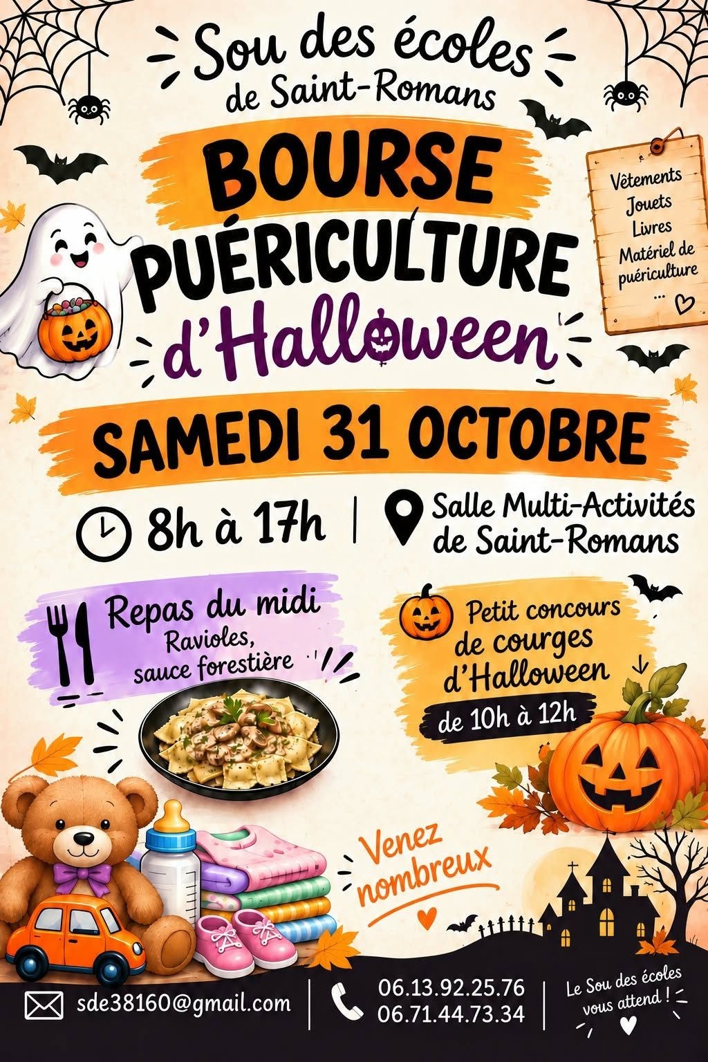 Bourse puériculture d'Halloween_Saint-Romans