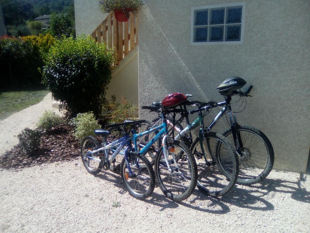 vélos mis à disposition gracieusement;
pour des balades familiales