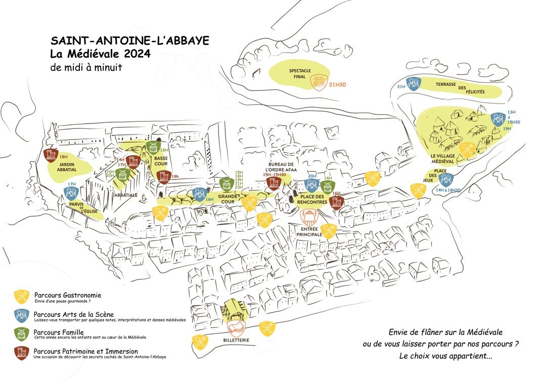 plan et parcours de visite