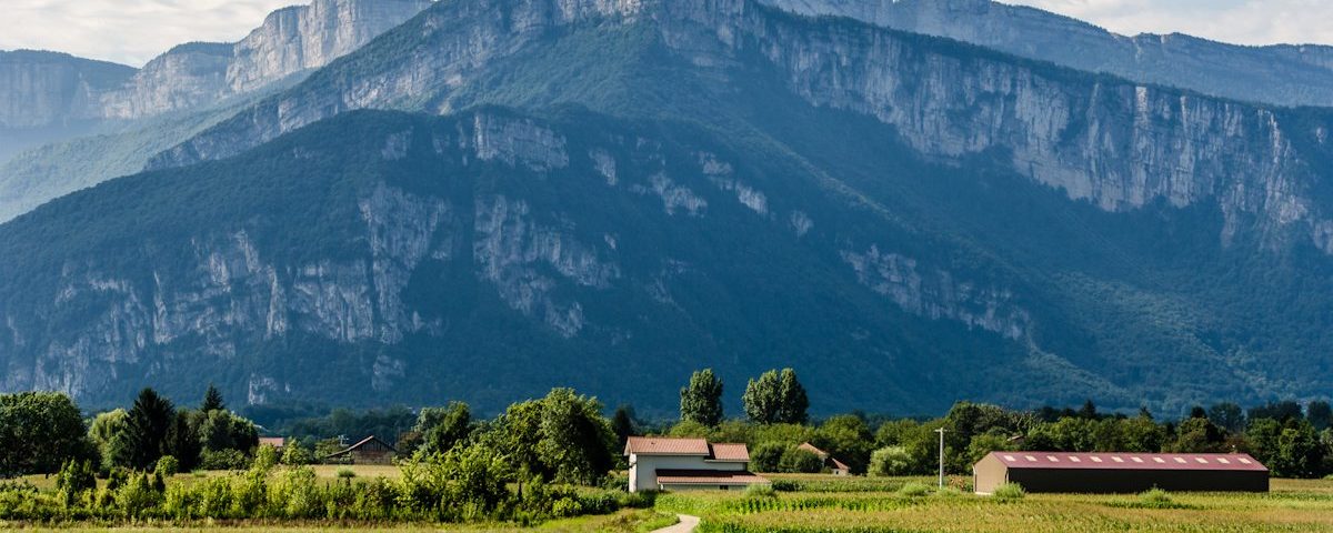 vue sur les montagnes du vercors