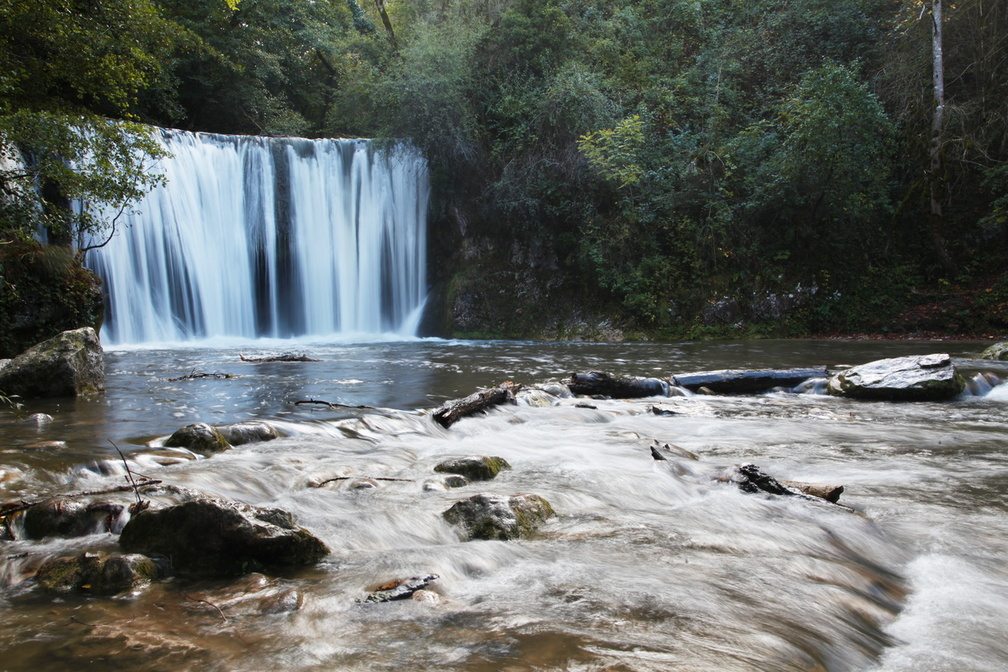 cascade rafraichissante dans le vercors