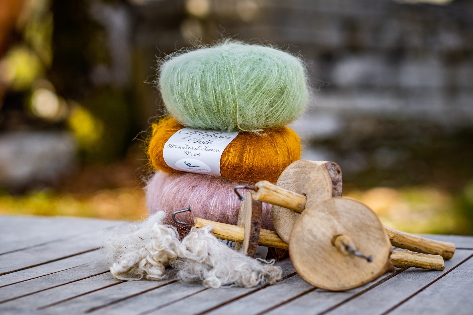 tricot et laine à la ferme pédagogique du vercors