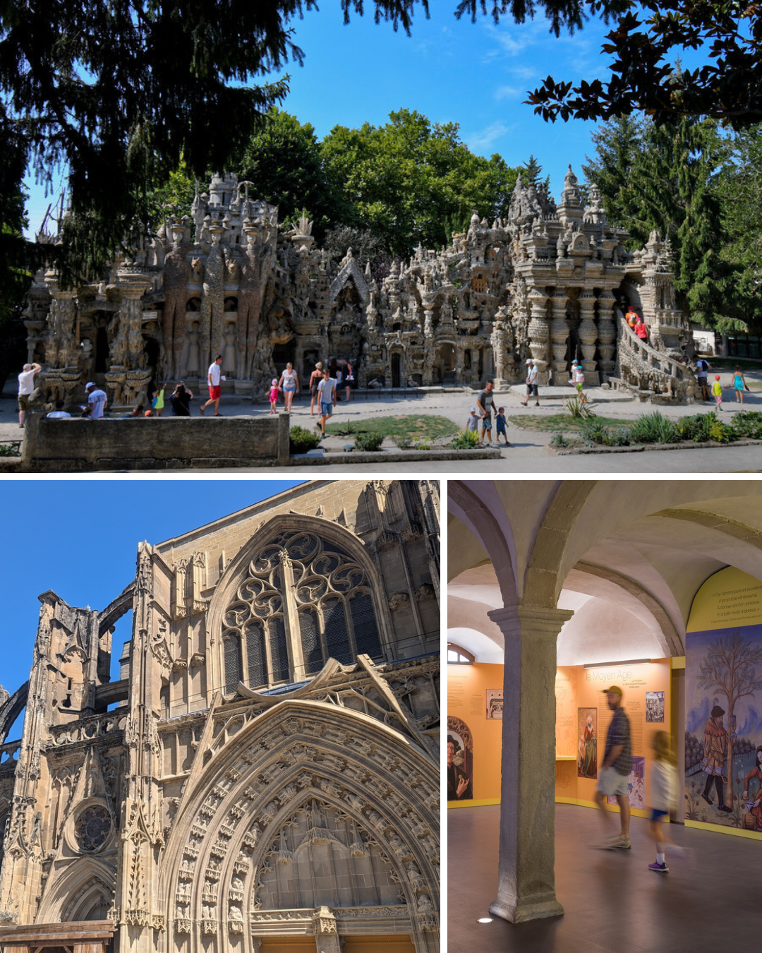 palais idéal du facteur cheval, saint-antoine-l'abbaye et le musée