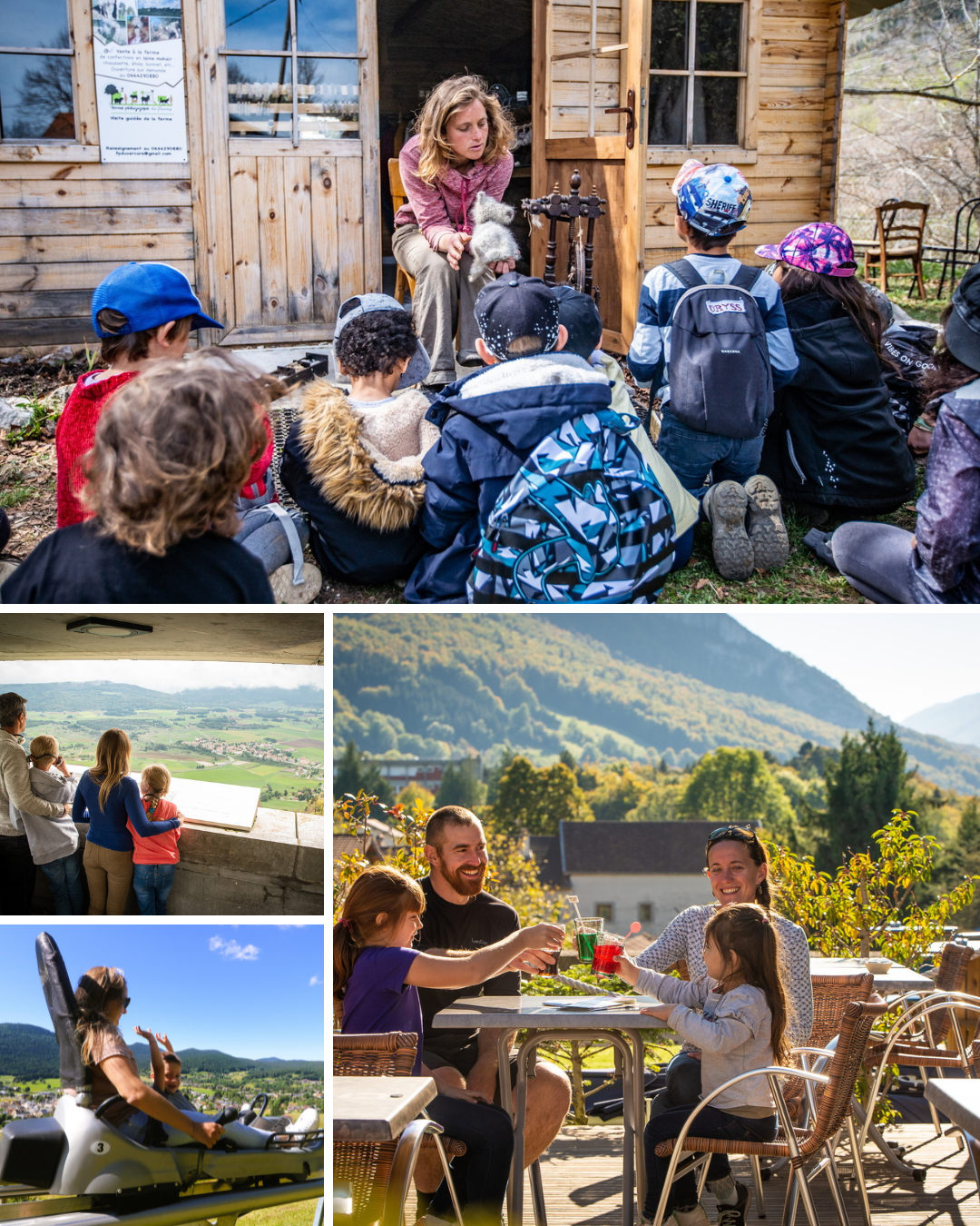 mosaique d'expériences loisirs et nature dans le Vercors en famille