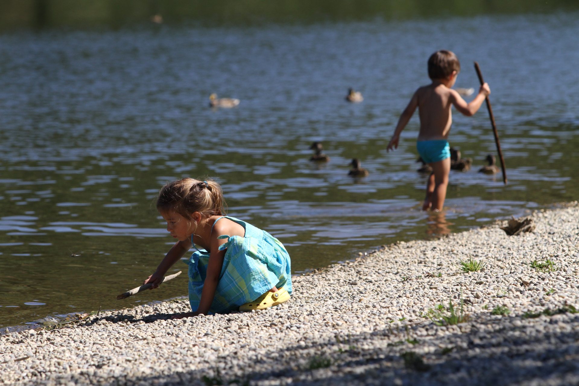 lac de roybon en famille