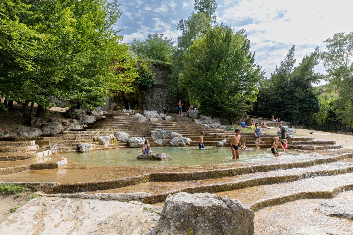 baignade à l'aire de loisirs de Pont-en-Royans