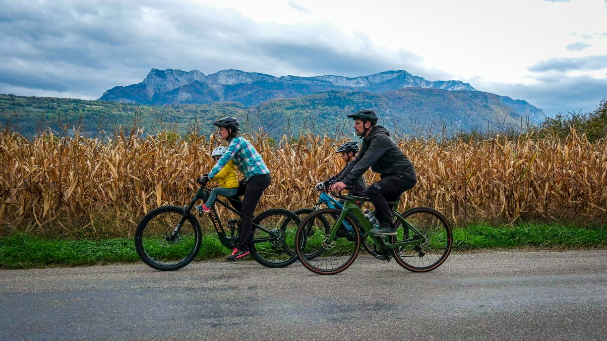 balade en vélo au pied du vercors en isère vers tullins