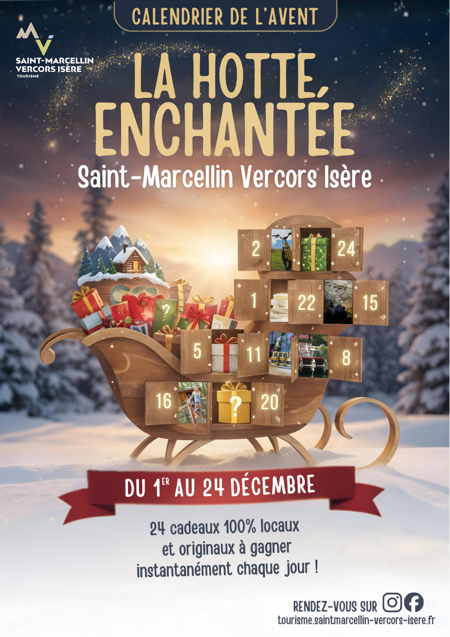 La hotte enchantée de Saint-Marcellin Vercors Isère - calendrier de l'avent 100% local