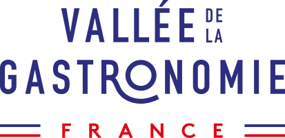 Logo Vallée de la Gastronomie France, label officiel