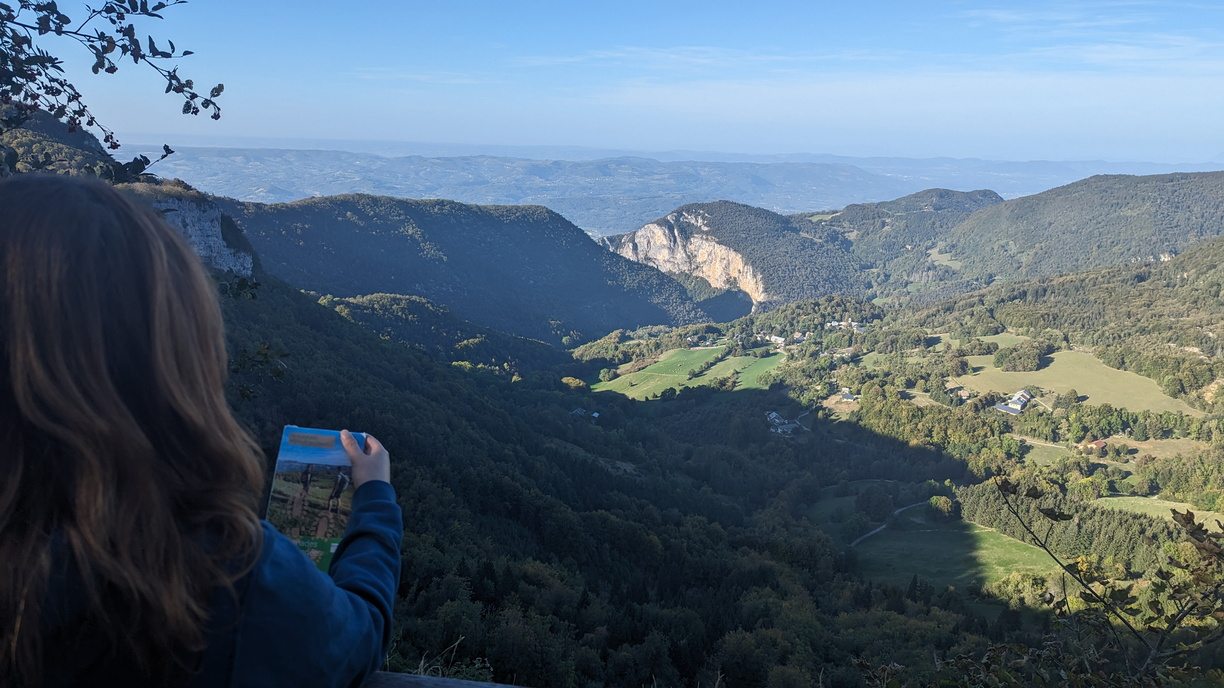 Point de vue sur le massif des Coulmes depuis Malleval-en-Vercors